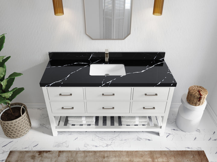 Parker 60 in. W x 22 in. D Single Sink Bathroom Vanity - photo 11