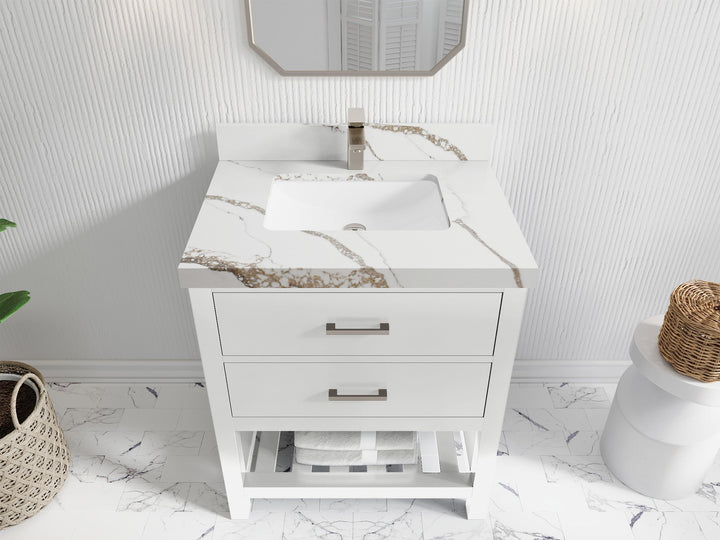 Parker 30 in. W x 22 in. D Single Sink Bathroom Vanity - photo 11