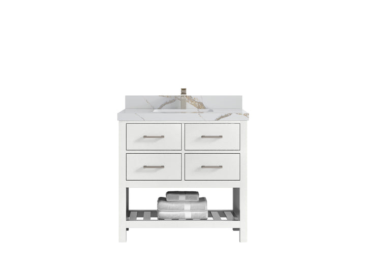 Parker 36 in. W x 22 in. D Single Sink Bathroom Vanity - photo 12