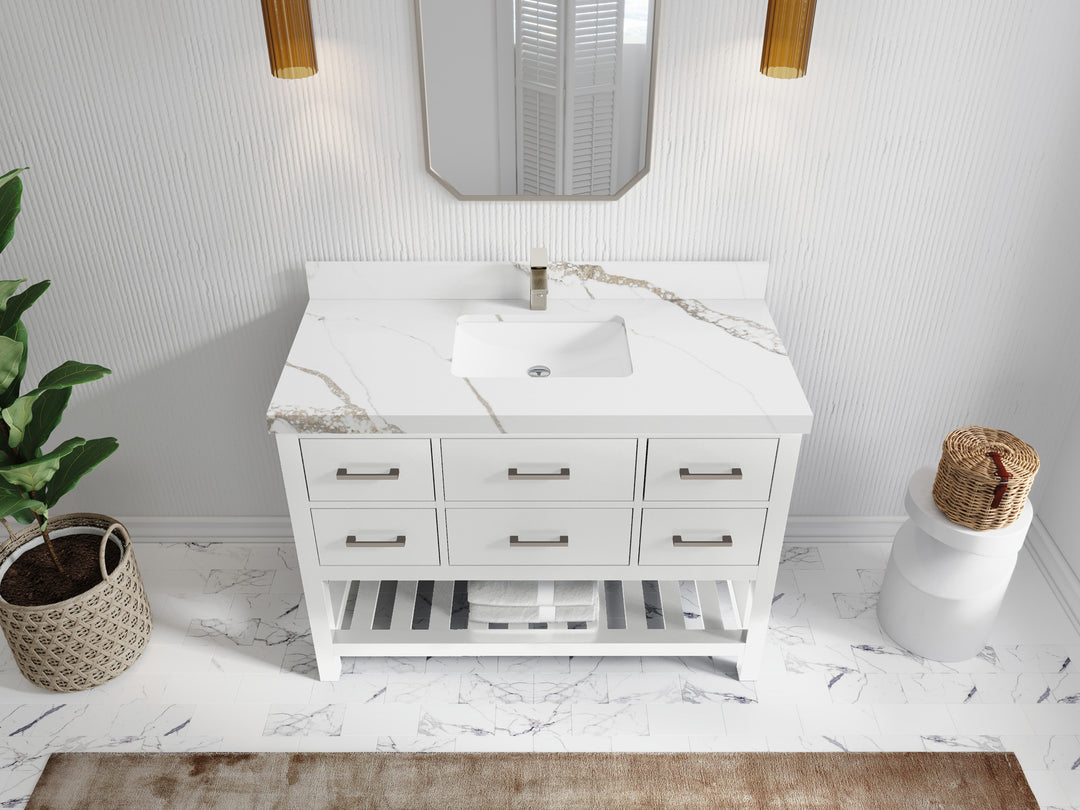 Parker 48 in. W x 22 in. D Single Sink Bathroom Vanity