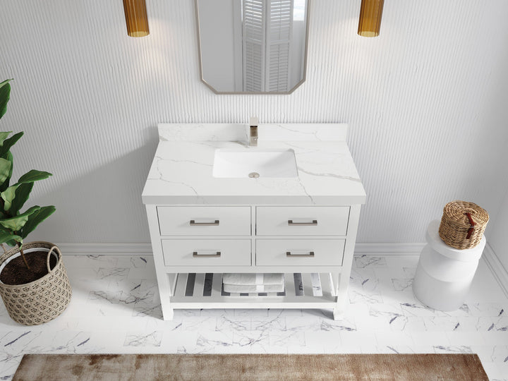 Parker 42 in. W x 22 in. D Single Sink Bathroom Vanity - photo 13