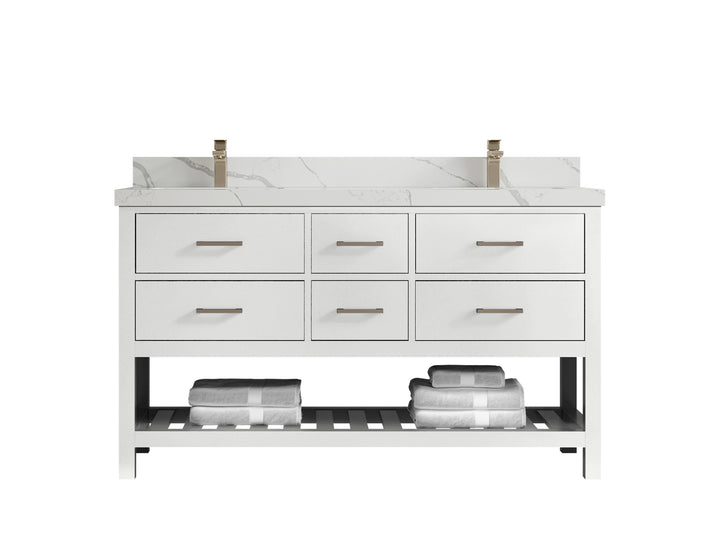 Parker 60 in. W x 22 in. D Double Sink Bathroom Vanity - photo 16