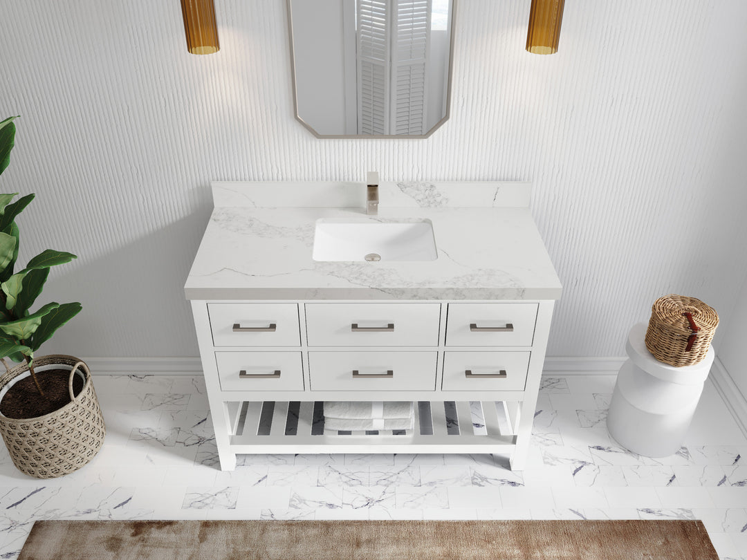 Parker 48 in. W x 22 in. D Single Sink Bathroom Vanity