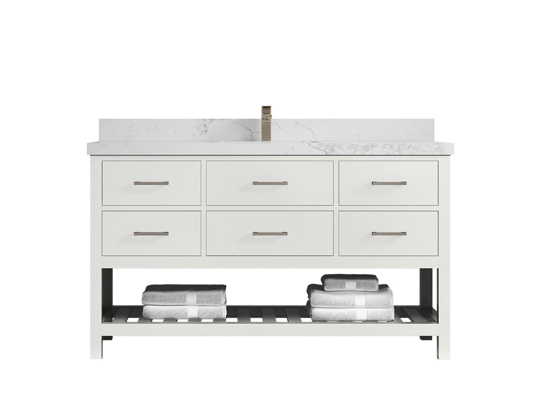 Parker 60 in. W x 22 in. D Single Sink Bathroom Vanity