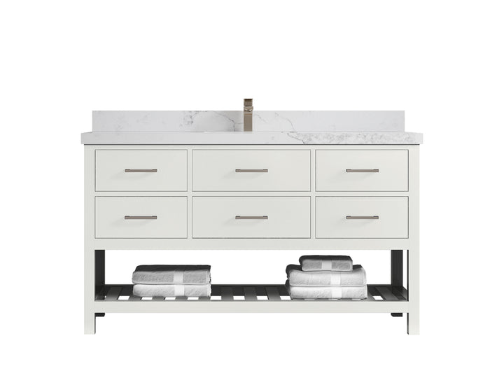 Parker 60 in. W x 22 in. D Single Sink Bathroom Vanity - photo 18