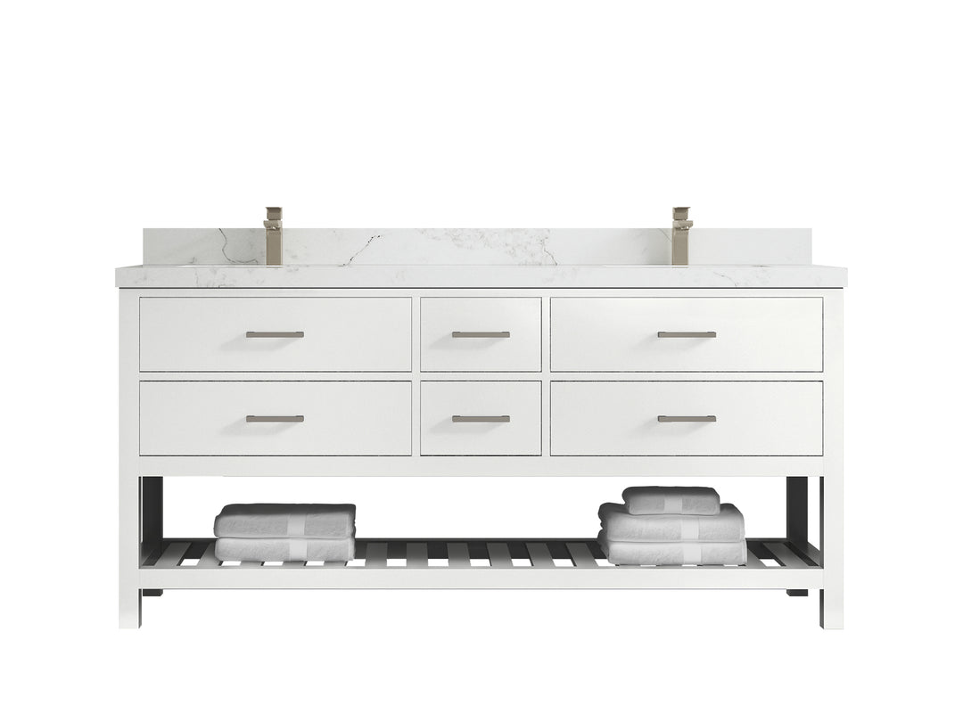 Parker 72 in. W x 22 in. D Double Sink Bathroom Vanity
