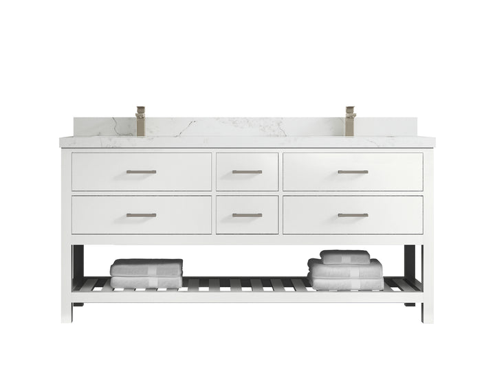 Parker 72 in. W x 22 in. D Double Sink Bathroom Vanity - photo 16