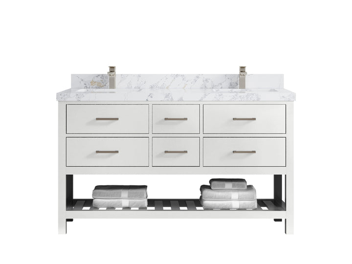 Parker 60 in. W x 22 in. D Double Sink Bathroom Vanity - photo 20