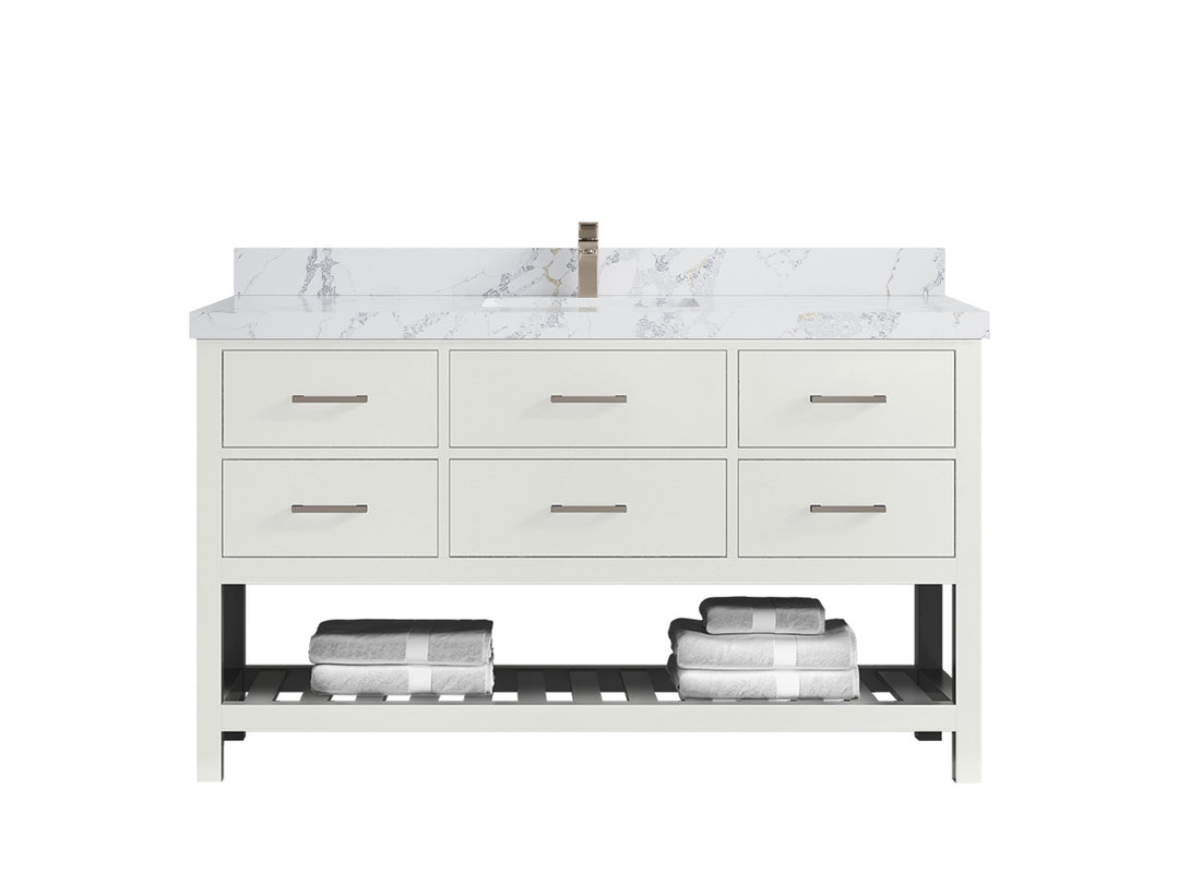 Parker 60 in. W x 22 in. D Single Sink Bathroom Vanity