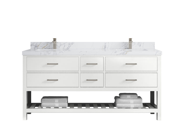 Parker 72 in. W x 22 in. D Double Sink Bathroom Vanity - photo 18