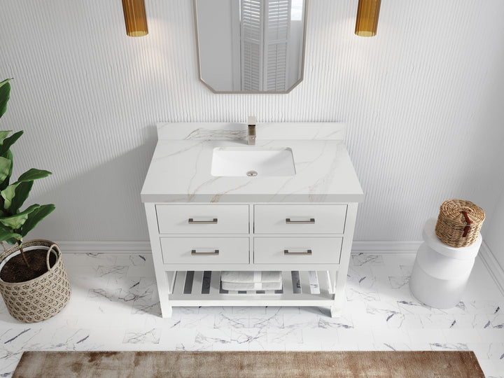 Parker 42 in. W x 22 in. D Single Sink Bathroom Vanity - photo 19