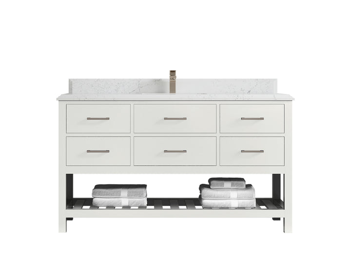 Parker 60 in. W x 22 in. D Single Sink Bathroom Vanity - photo 47