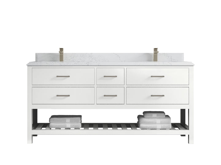 Parker 72 in. W x 22 in. D Double Sink Bathroom Vanity - photo 47