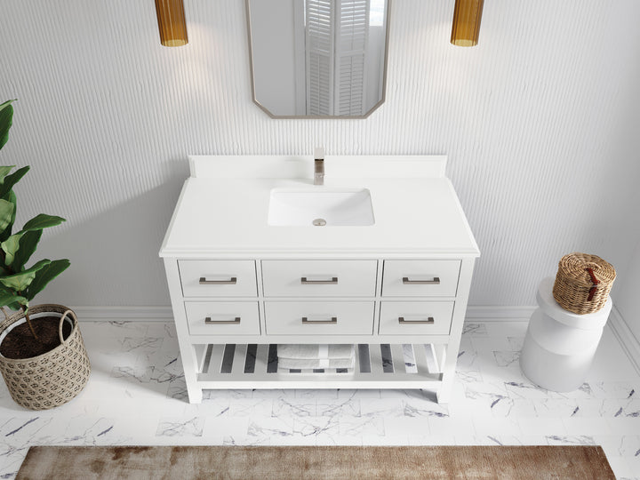 Parker 48 in. W x 22 in. D Single Sink Bathroom Vanity - photo 48