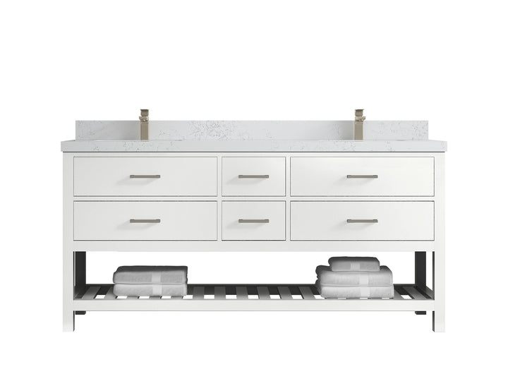 Parker 72 in. W x 22 in. D Double Sink Bathroom Vanity - photo 22