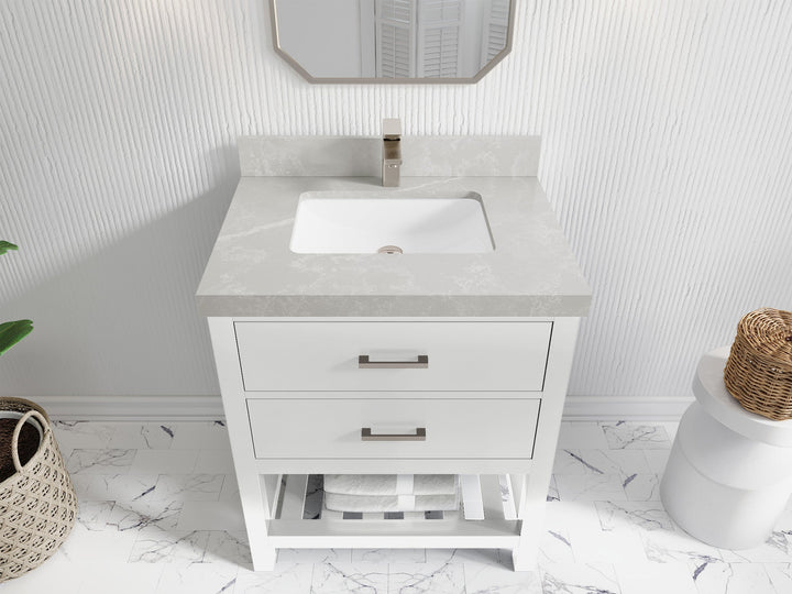 Parker 30 in. W x 22 in. D Single Sink Bathroom Vanity - photo 26