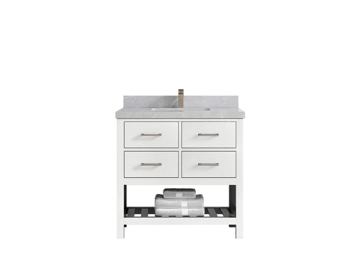 Parker 36 in. W x 22 in. D Single Sink Bathroom Vanity - photo 27