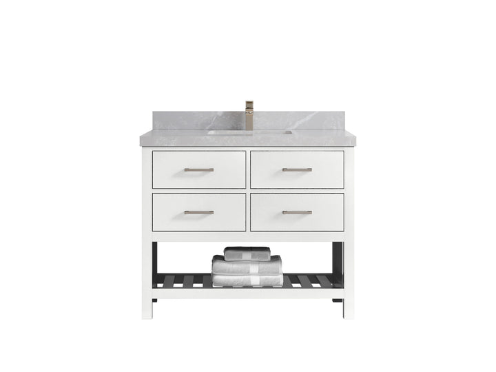 Parker 42 in. W x 22 in. D Single Sink Bathroom Vanity - photo 28