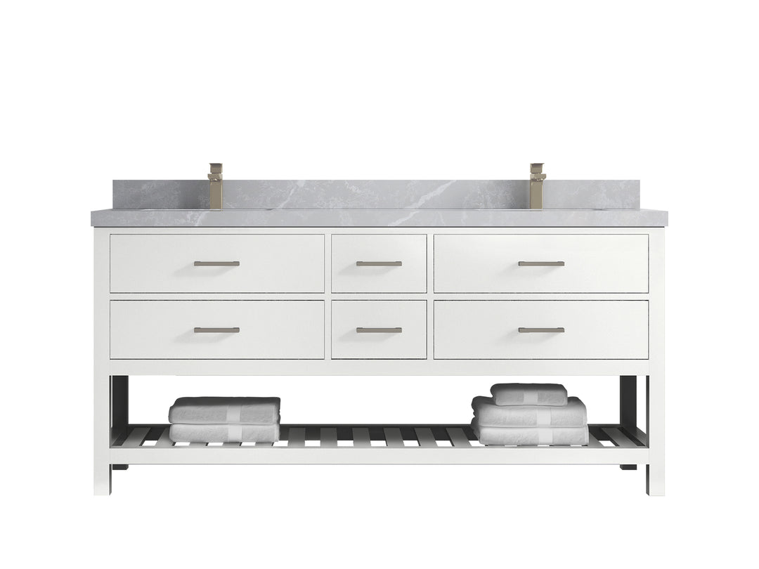 Parker 72 in. W x 22 in. D Double Sink Bathroom Vanity