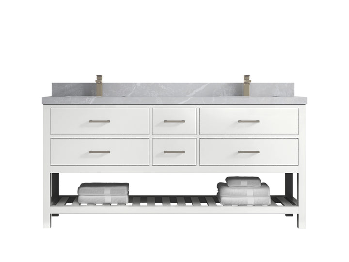 Parker 72 in. W x 22 in. D Double Sink Bathroom Vanity - photo 24