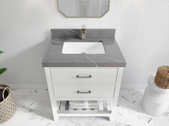 Parker 30 in. W x 22 in. D Single Sink Bathroom Vanity - photo 28