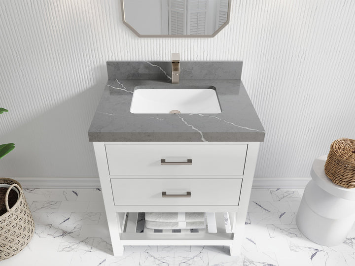 Parker 30 in. W x 22 in. D Single Sink Bathroom Vanity - photo 28