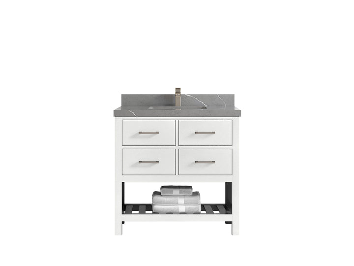 Parker 36 in. W x 22 in. D Single Sink Bathroom Vanity - photo 29