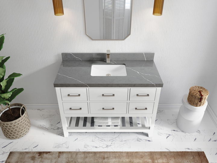 Parker 48 in. W x 22 in. D Single Sink Bathroom Vanity - photo 27