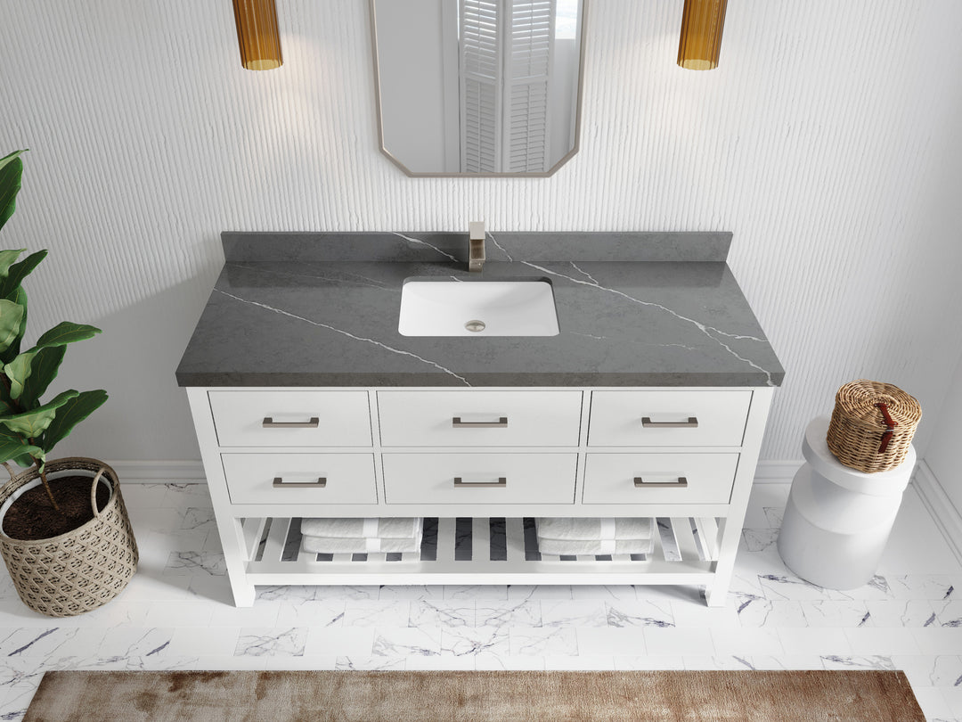 Parker 60 in. W x 22 in. D Single Sink Bathroom Vanity