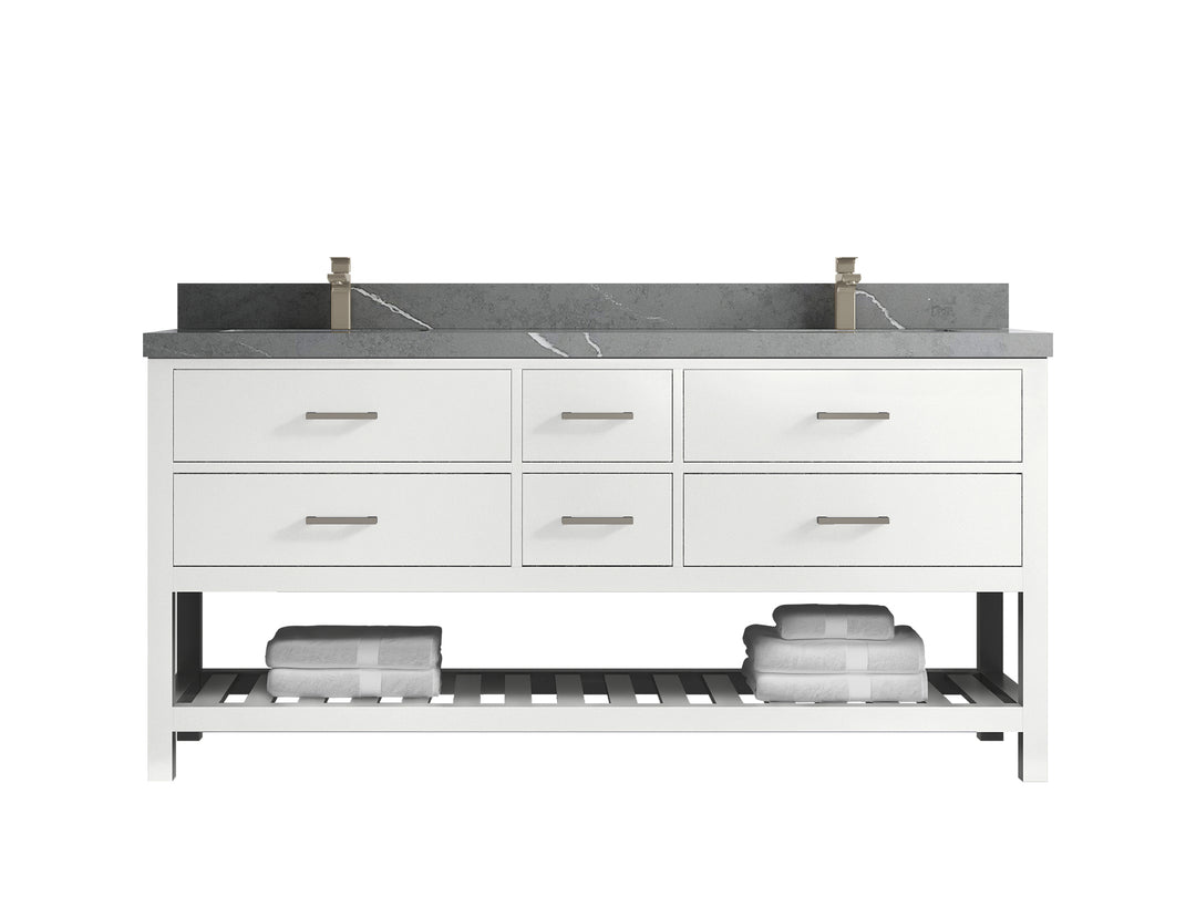 Parker 72 in. W x 22 in. D Double Sink Bathroom Vanity