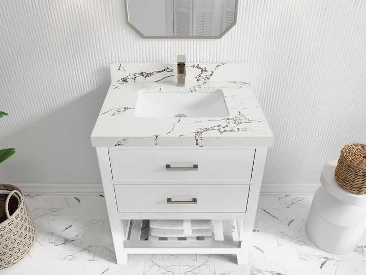 Parker 30 in. W x 22 in. D Single Sink Bathroom Vanity - photo 30