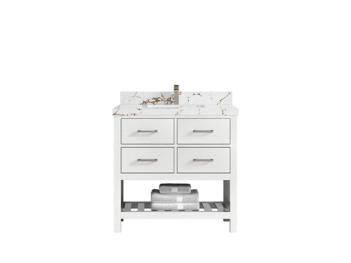 Parker 36 in. W x 22 in. D Single Sink Bathroom Vanity - photo 31