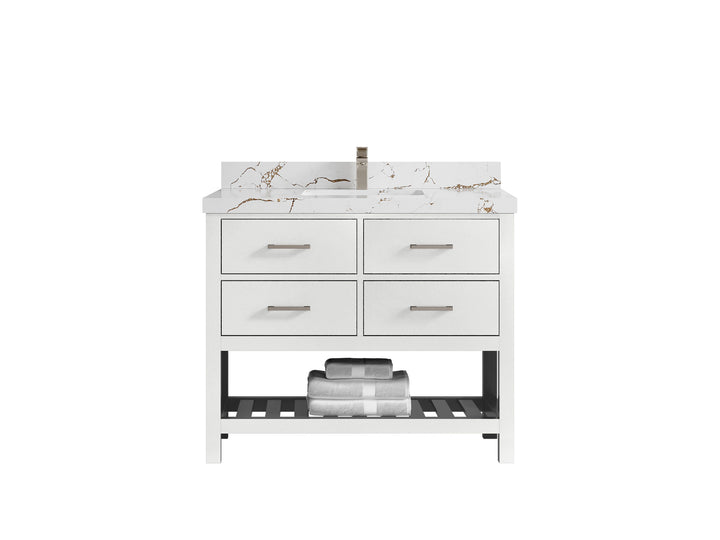 Parker 42 in. W x 22 in. D Single Sink Bathroom Vanity - photo 32