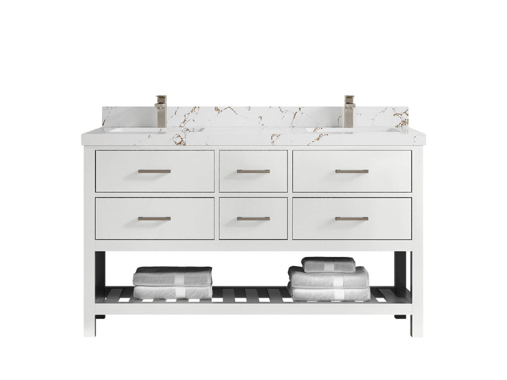 Parker 60 in. W x 22 in. D Double Sink Bathroom Vanity - photo 30