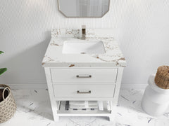 Parker 30 in. W x 22 in. D Single Sink Bathroom Vanity - photo 32