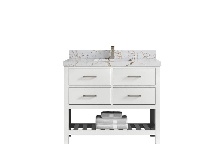 Parker 42 in. W x 22 in. D Single Sink Bathroom Vanity - photo 34