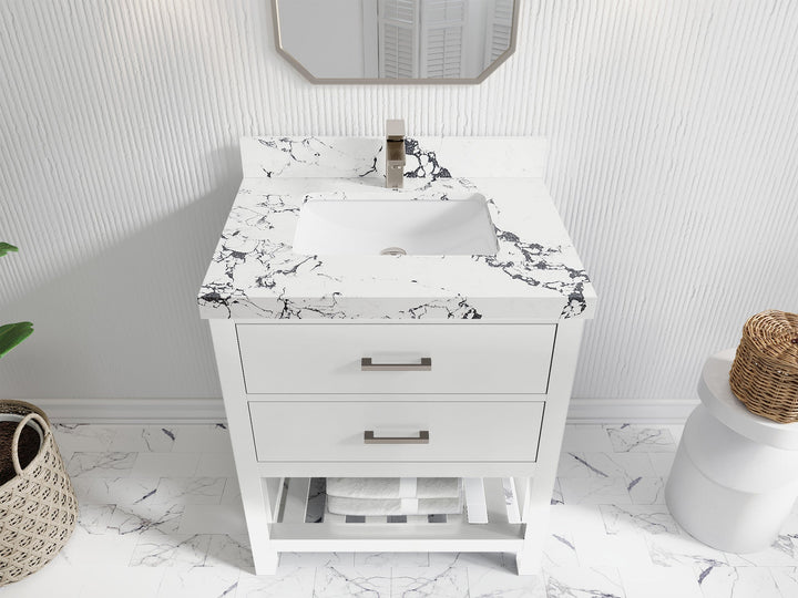 Parker 30 in. W x 22 in. D Single Sink Bathroom Vanity - photo 7
