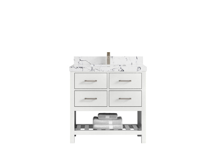 Parker 36 in. W x 22 in. D Single Sink Bathroom Vanity - photo 8