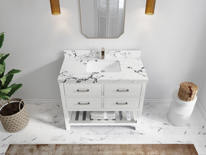 Parker 42 in. W x 22 in. D Single Sink Bathroom Vanity - photo 7