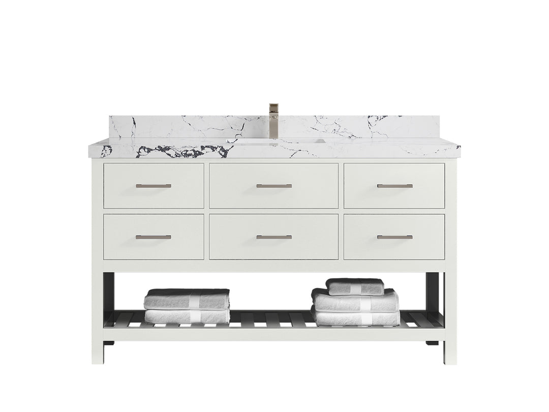 Parker 60 in. W x 22 in. D Single Sink Bathroom Vanity