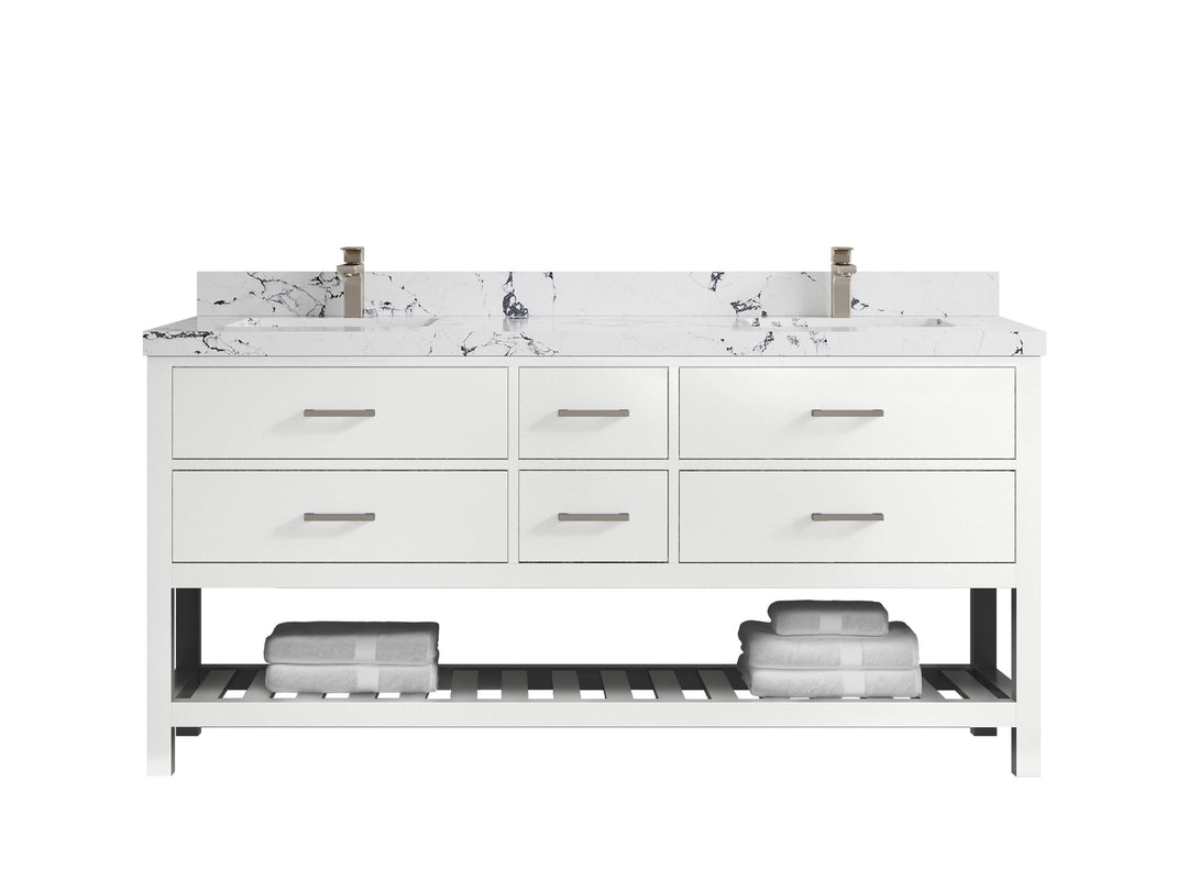 Parker 72 in. W x 22 in. D Double Sink Bathroom Vanity