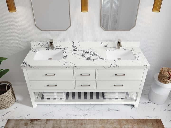 Parker 72 in. W x 22 in. D Double Sink Bathroom Vanity - photo 31
