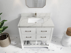 Parker 36 in. W x 22 in. D Single Sink Bathroom Vanity - photo 34
