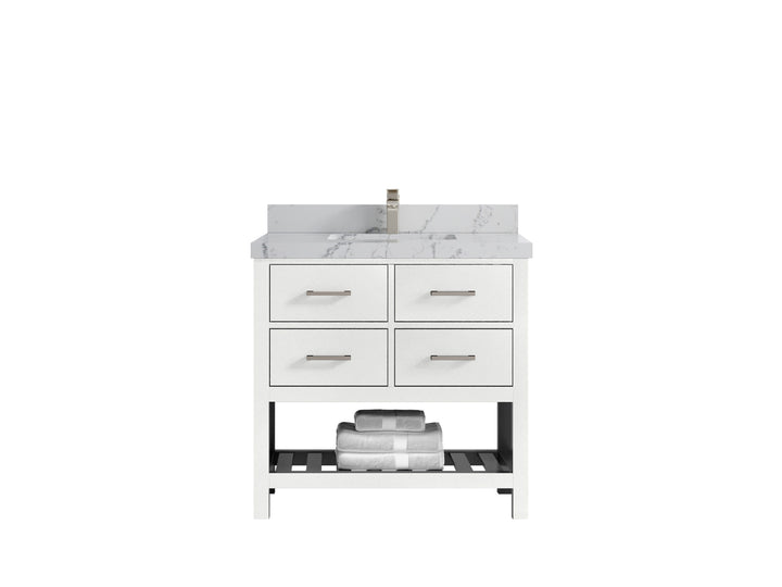 Parker 36 in. W x 22 in. D Single Sink Bathroom Vanity - photo 35