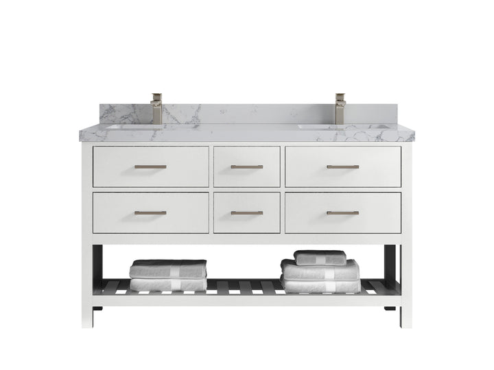 Parker 60 in. W x 22 in. D Double Sink Bathroom Vanity - photo 34