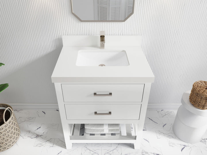 Parker 30 in. W x 22 in. D Single Sink Bathroom Vanity - photo 36