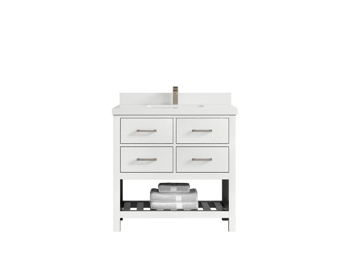Parker 36 in. W x 22 in. D Single Sink Bathroom Vanity - photo 37