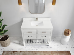 Parker 42 in. W x 22 in. D Single Sink Bathroom Vanity - photo 37