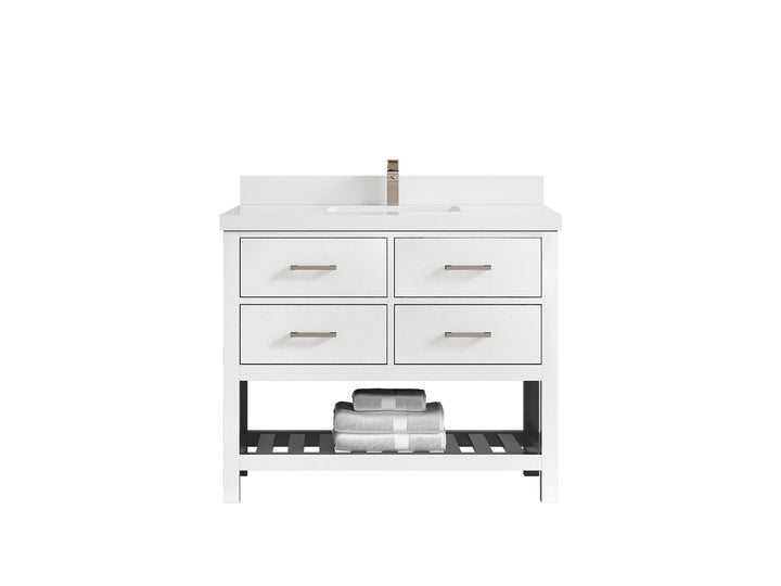 Parker 42 in. W x 22 in. D Single Sink Bathroom Vanity - photo 38