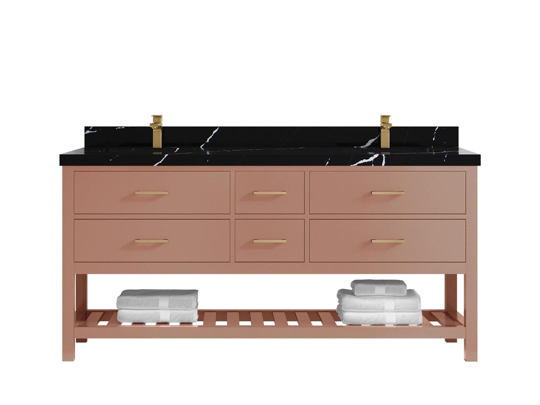 Parker 72 in. W x 22 in. D Double Sink Bathroom Vanity